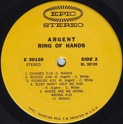 Argent : Ring Of Hands (LP,Album)