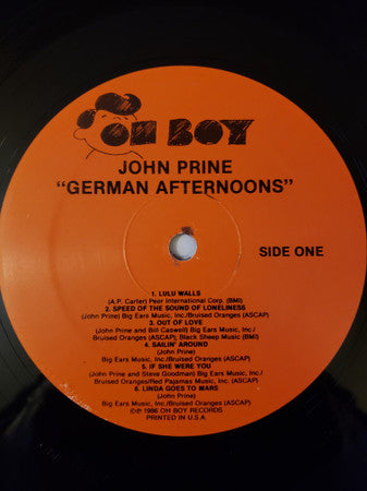 John Prine : German Afternoons (Album,LP)