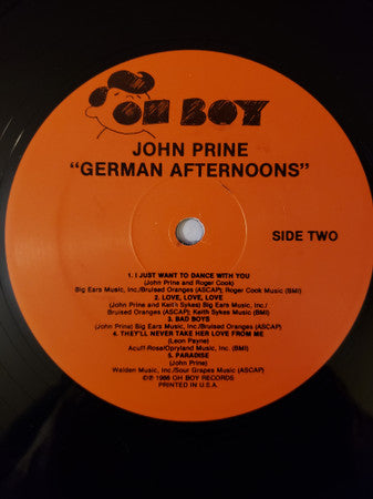 John Prine : German Afternoons (Album,LP)