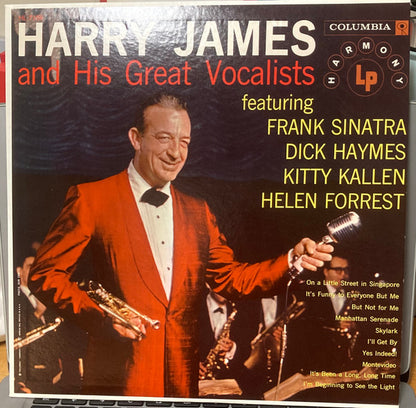 Harry James And His Orchestra : Harry James And His Great Vocalists (LP,Compilation,Styrene,Mono)