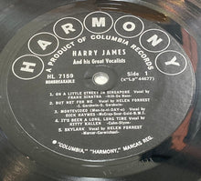 Harry James And His Orchestra : Harry James And His Great Vocalists (LP,Compilation,Styrene,Mono)