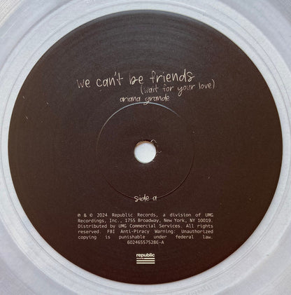 Ariana Grande : We Can't Be Friends (Wait For Your Love) (7",45 RPM,Single,Limited Edition)
