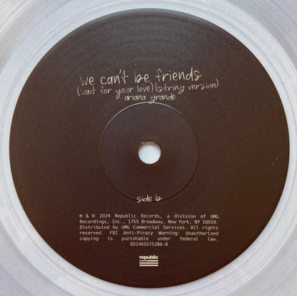 Ariana Grande : We Can't Be Friends (Wait For Your Love) (7",45 RPM,Single,Limited Edition)