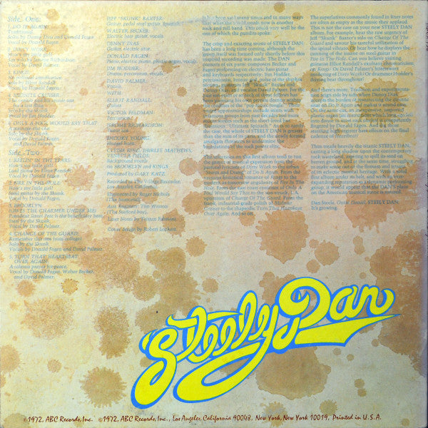 Steely Dan : Can't Buy A Thrill (LP,Album)