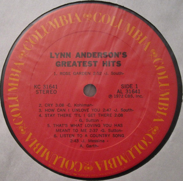 Lynn Anderson : Lynn Anderson's Greatest Hits (LP,Compilation)