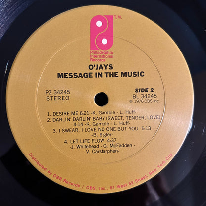 O'Jays, The : Message In The Music (LP)