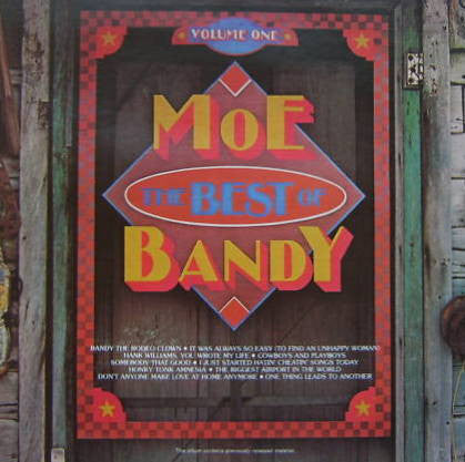 Moe Bandy : The Best Of Moe Bandy, Volume I (LP,Compilation)