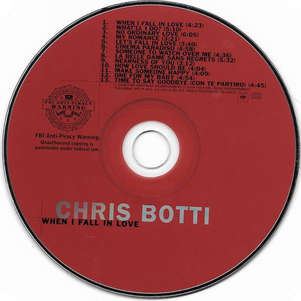 Chris Botti : When I Fall In Love (Album,Stereo)