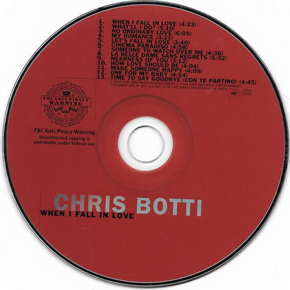 Chris Botti : When I Fall In Love (Album,Stereo)