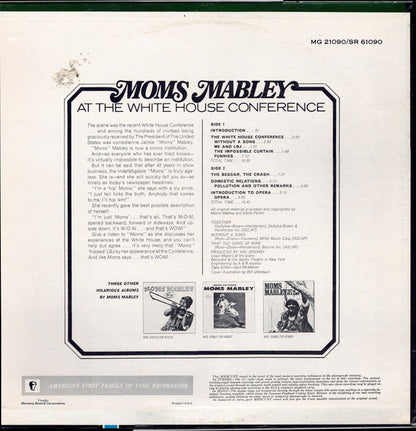 Moms Mabley : At The White House Conference (LP,Album,Mono)