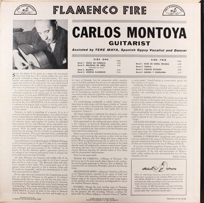 Carlos Montoya : Flamenco Fire (LP,Mono)