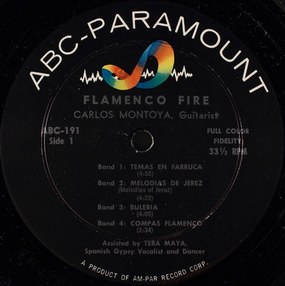Carlos Montoya : Flamenco Fire (LP,Mono)