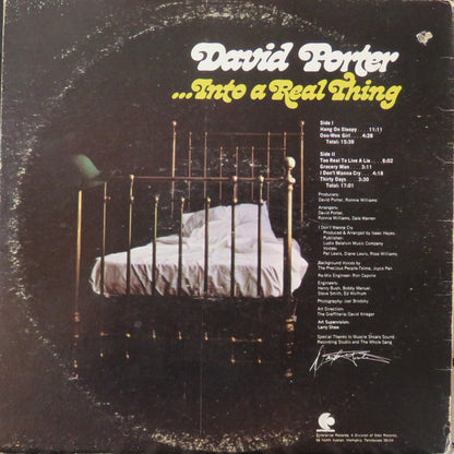 David Porter : ...Into A Real Thing (LP,Album,Stereo)