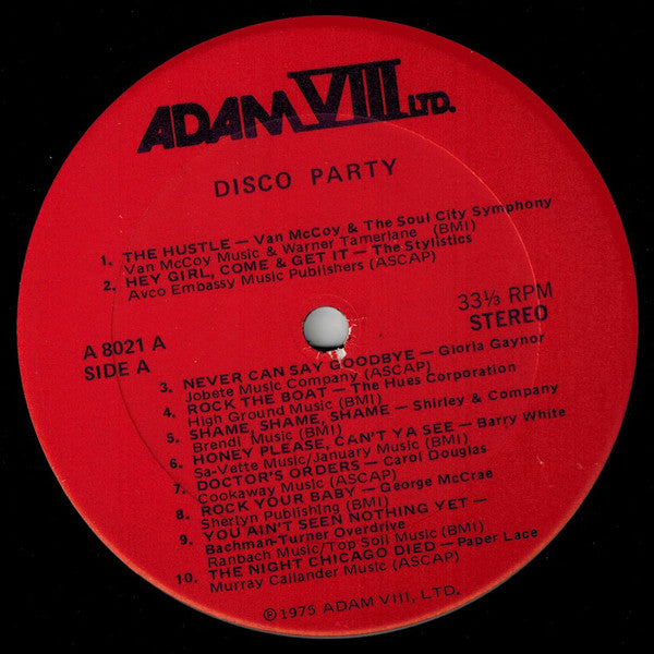 Various : Disco Party (LP,Compilation,Mixed)
