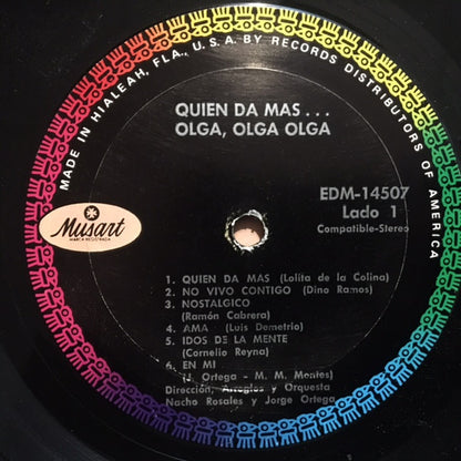 Olga Guillot : ¿Quién Da Más..? ¡Olga, Olga, Olga! (LP,Album,Stereo)