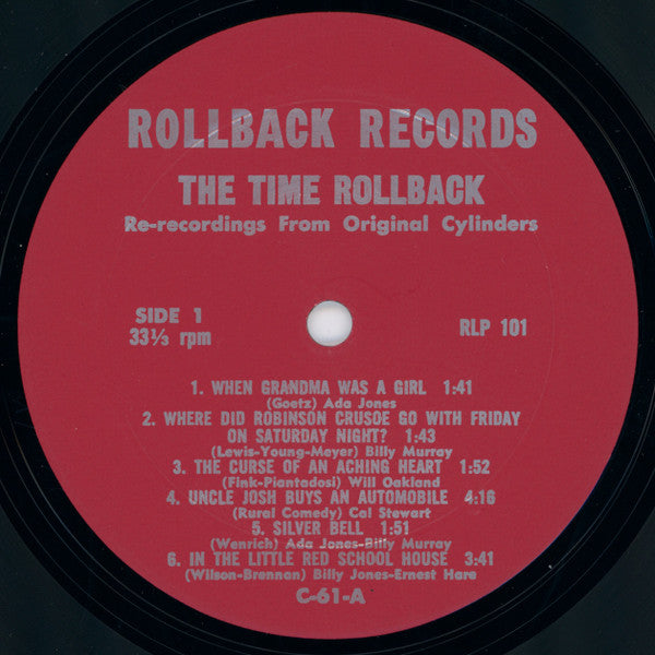 Various : The Time Rollback (LP,Compilation)