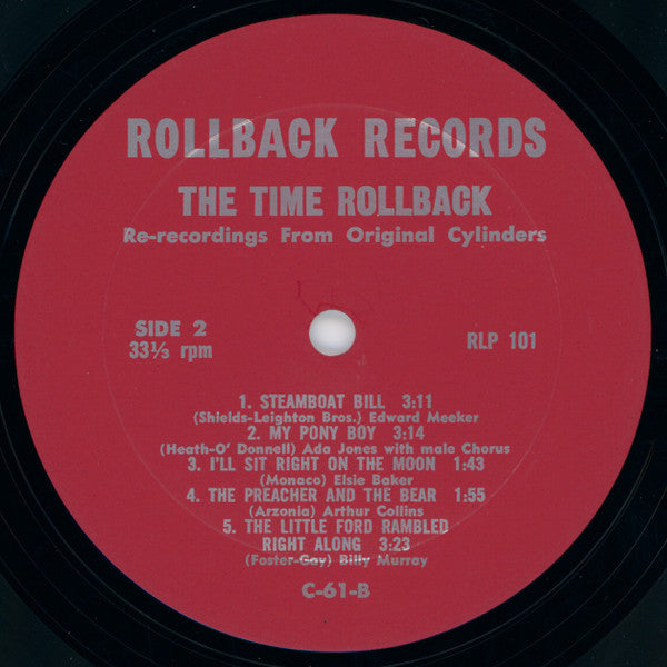 Various : The Time Rollback (LP,Compilation)