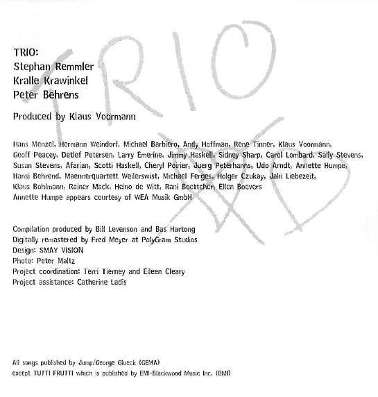 Trio : Da Da Da (Compilation,Club Edition)