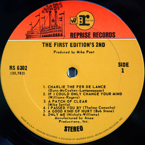 Kenny Rogers & The First Edition : The First Edition's 2nd (LP,Album,Stereo)