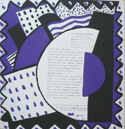 Various : Rē Records Quarterly Vol. 1 No. 1 (LP)