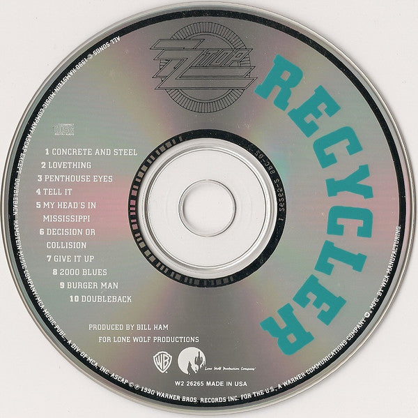 ZZ Top : Recycler (Album,Club Edition)