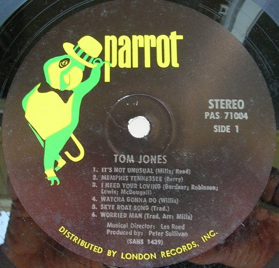Tom Jones : It's Not Unusual (LP,Album,Stereo)