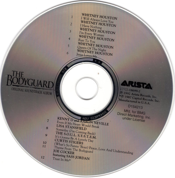 Various : The Bodyguard (Original Soundtrack Album) (Album,Club Edition)