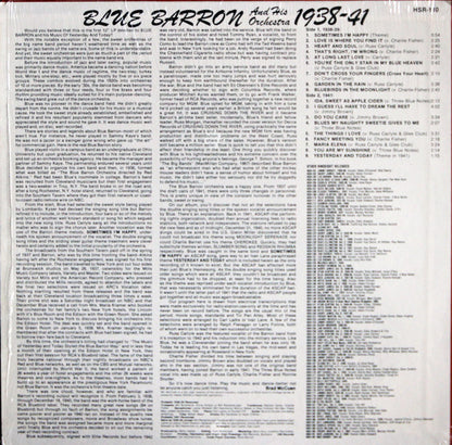 Blue Barron And His Orchestra : The Uncollected Blue Barron And His Orchestra 1938-1941 (LP)
