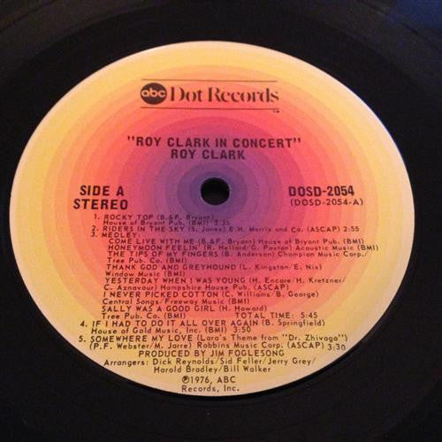 Roy Clark : Roy Clark In Concert (LP,Album)