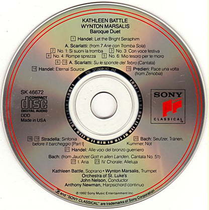 Kathleen Battle • Wynton Marsalis : Baroque Duet (Album)