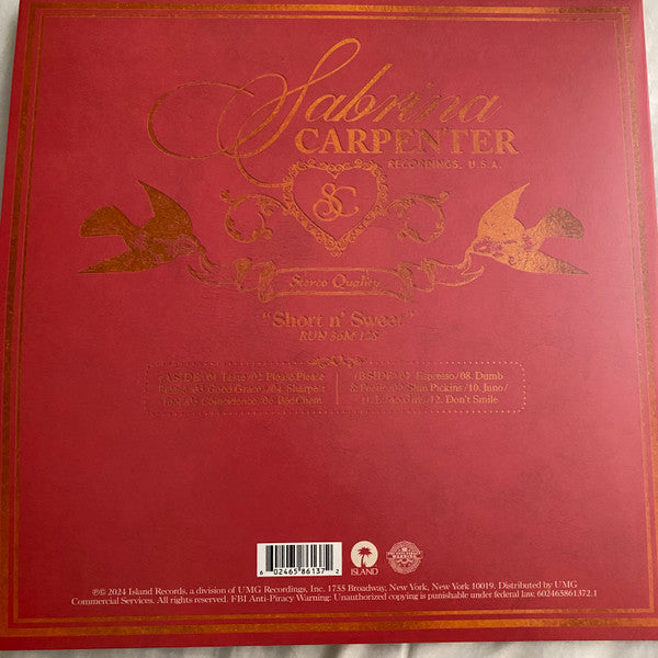 Sabrina Carpenter : Short N’ Sweet (LP,Album,Stereo)