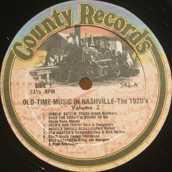 Various : Nashville - The Early String Bands Volume 2 (LP,Compilation)