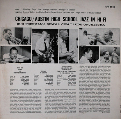 Bud Freeman's Summa Cum Laude Orchestra : Chicago / Austin High School Jazz In Hi-Fi (LP,Mono,Album)