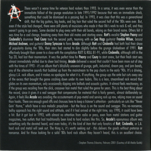 Arcade (4) : Arcade (Album,Reissue,Remastered)