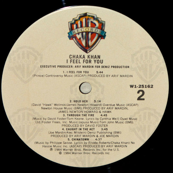 Chaka Khan : I Feel For You (LP,Album,Club Edition)