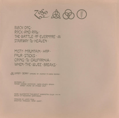 Led Zeppelin : Untitled (LP,Album,Stereo)