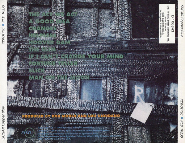 Sugar (5) : Copper Blue (Album,Club Edition)