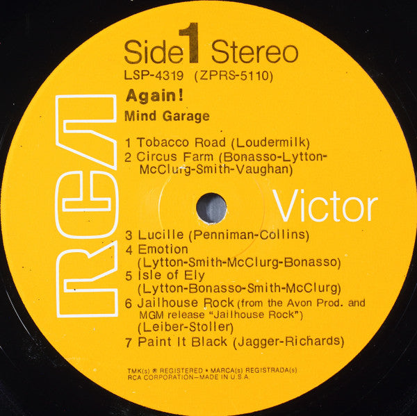 Mind Garage (2) : Again! - The Electric Liturgy (LP,Album,Stereo)