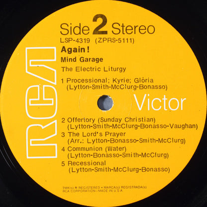 Mind Garage (2) : Again! - The Electric Liturgy (LP,Album,Stereo)