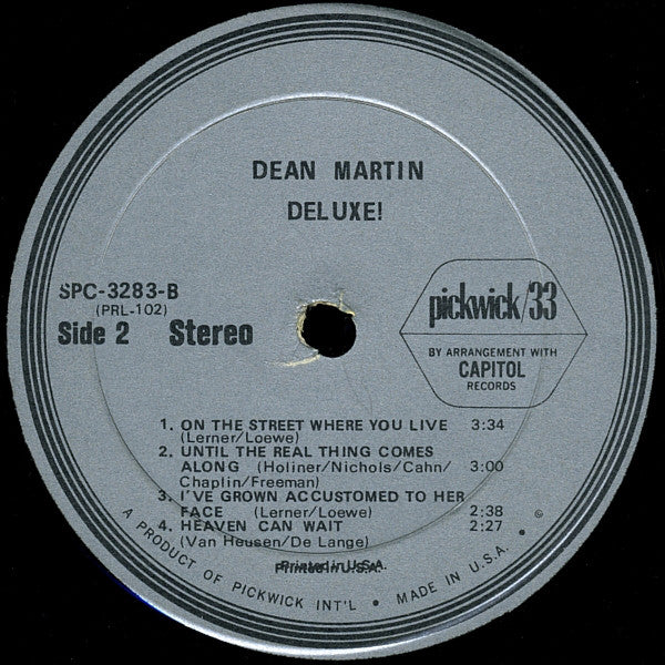 Dean Martin : Deluxe (LP,Album,Reissue)