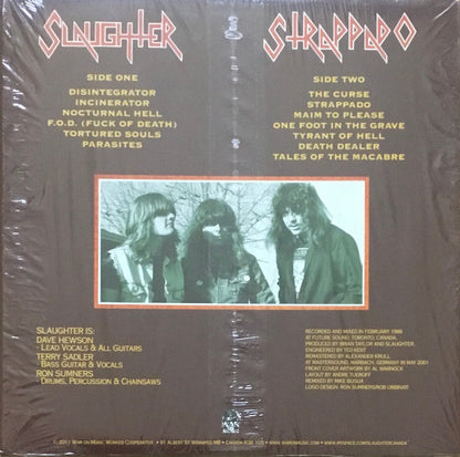 Slaughter (2) : Strappado (LP,Album,Reissue)