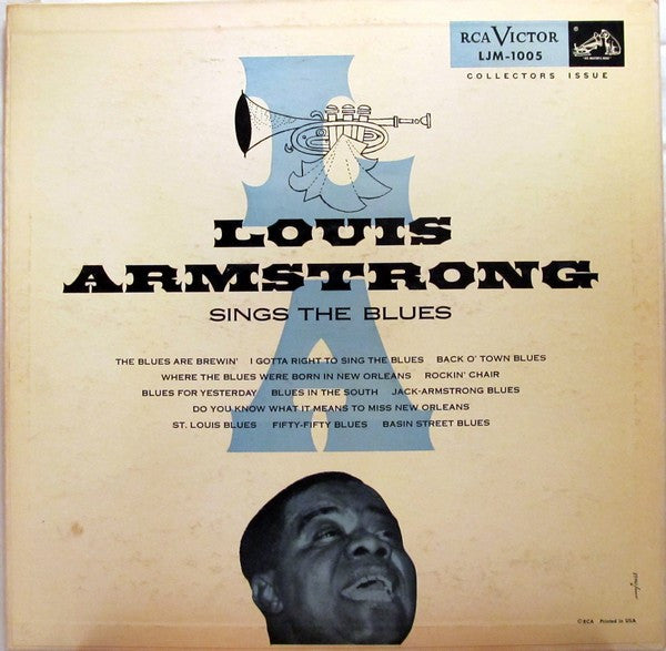 Louis Armstrong : Sings The Blues (LP,Compilation)