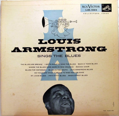 Louis Armstrong : Sings The Blues (LP,Compilation)