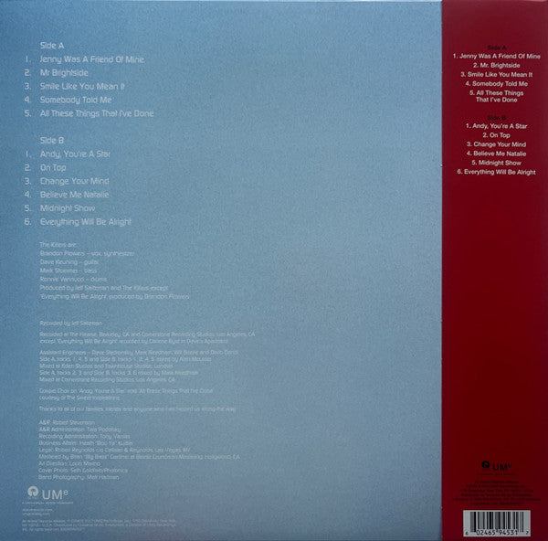 Killers, The : Hot Fuss (LP,Album,Limited Edition,Reissue,Repress)