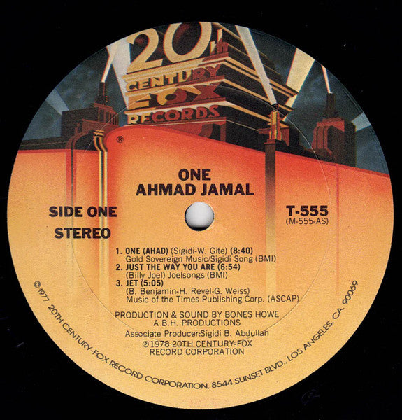 Ahmad Jamal : One (LP,Album)