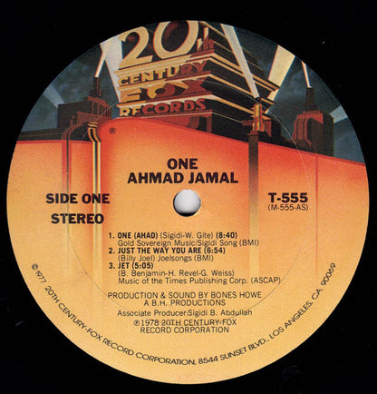 Ahmad Jamal : One (LP,Album)