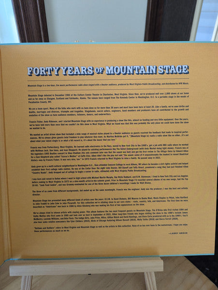 Various : Live On Mountain Stage: Outlaws And Outliers (LP,Limited Edition)