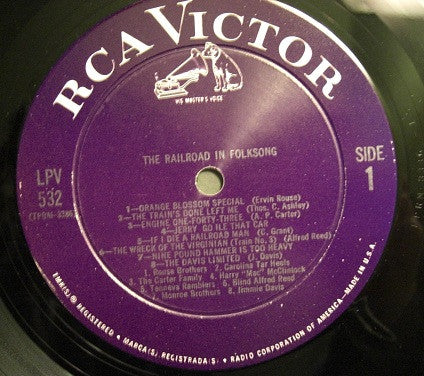 Various : The Railroad In Folksong (LP,Compilation)