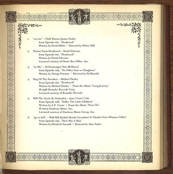 Various : Deadwood - Music From The HBO Original Series (Compilation)