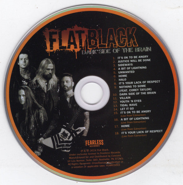 Flat Black : Dark Side Of The Brain (Album)